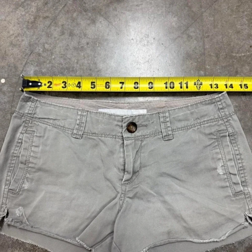 Old Navy Light Green Y2K Low Rise Mini Shorts Size‎ 0